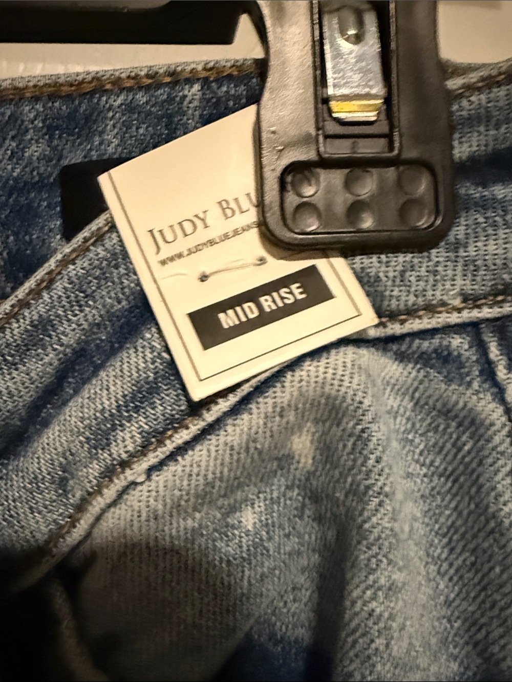 JUDY BLUE BOYFRIEND FIT. MID RISE JEANS SIZE 5/27 NWT - Picture 4 of 7
